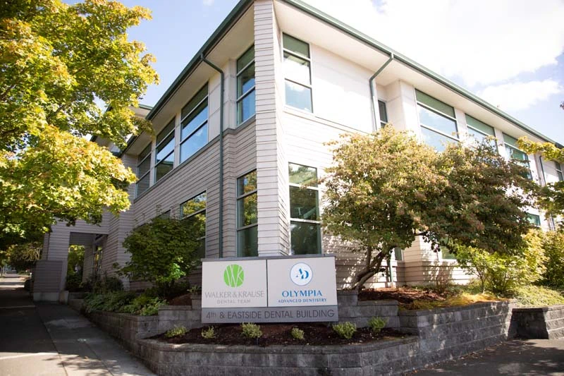 The office building of Olympia Advanced Dentistry in WA.