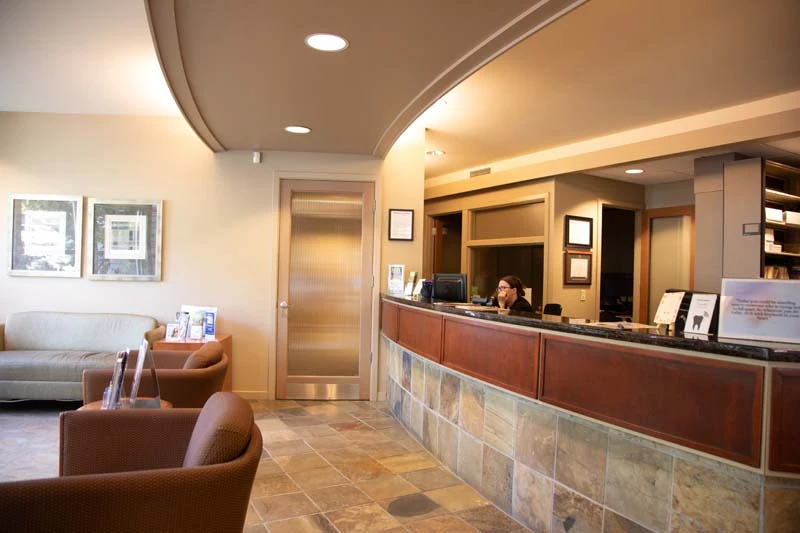 The front office at Olympia Advanced Dentistry
