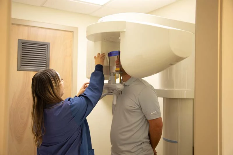 An advanced 3D x-ray maching in action at Olympia Advanced Dentistry in WA.